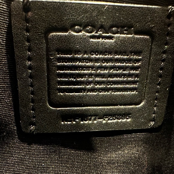Coach Medium Purse Black Satchel - Picture 2 of 11